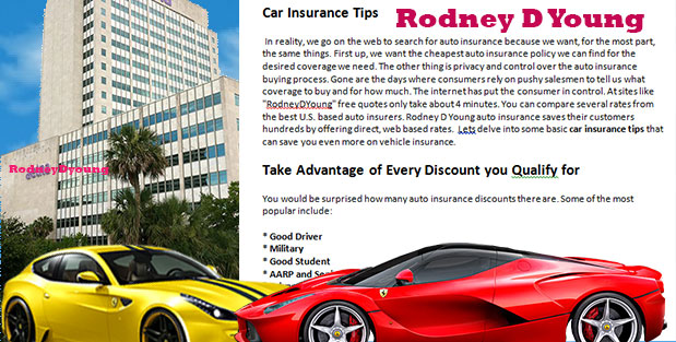 Car Insurance Tips | At Rodney D Young always