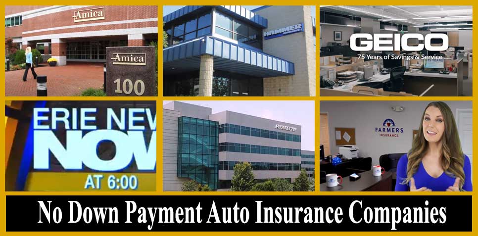 auto insurance companies that don't require down payment