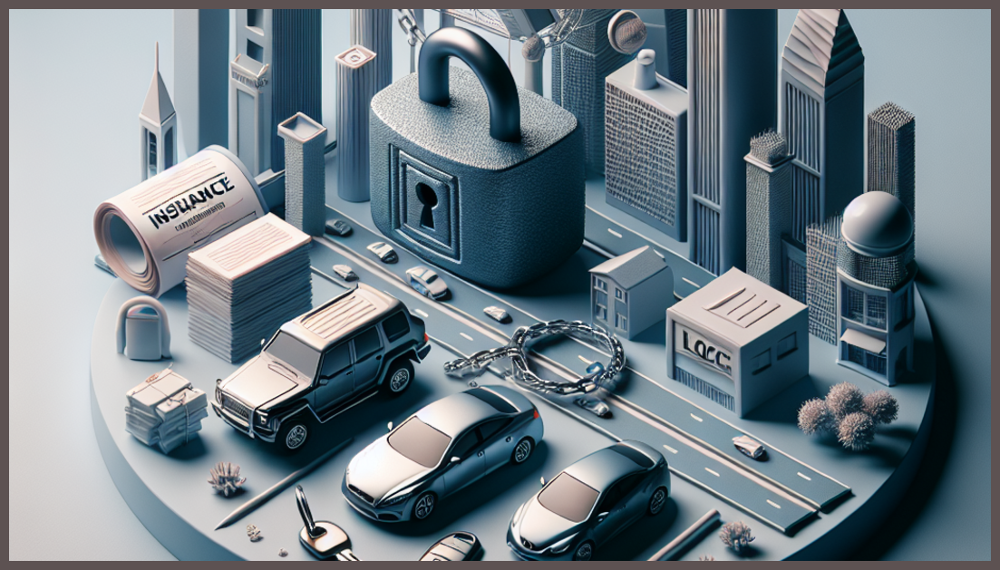 Visual representation of no down payment car insurance symbols.