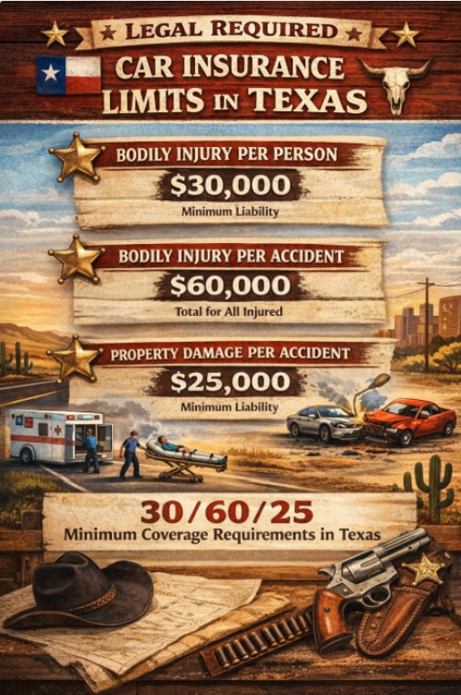 Car insurance limits in texas