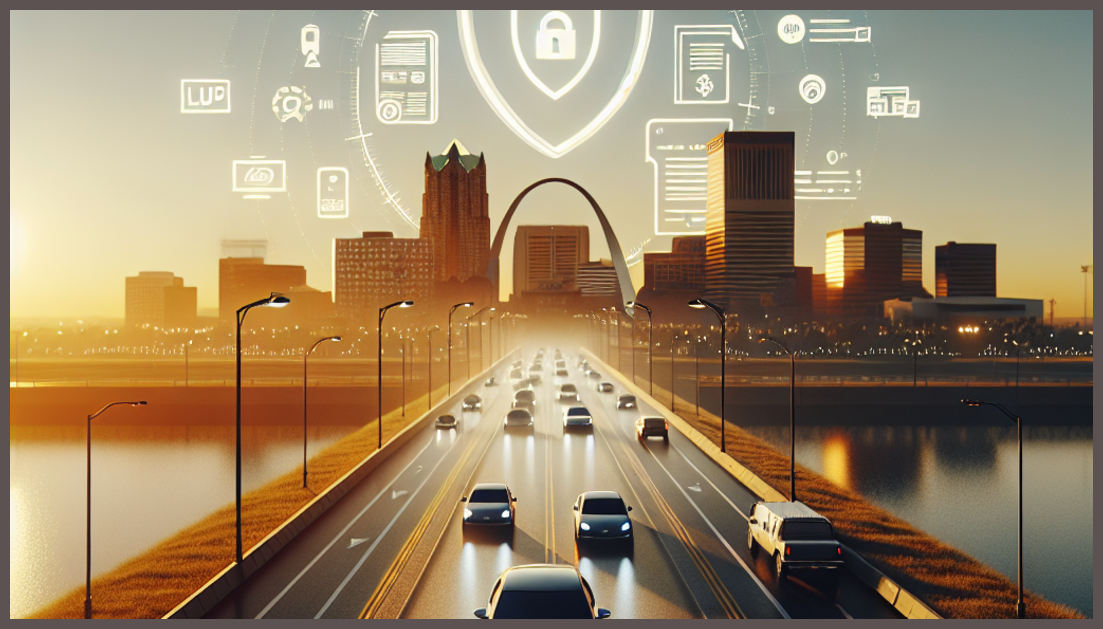 Symbolic representation of SR-22 insurance and St Louis, MO