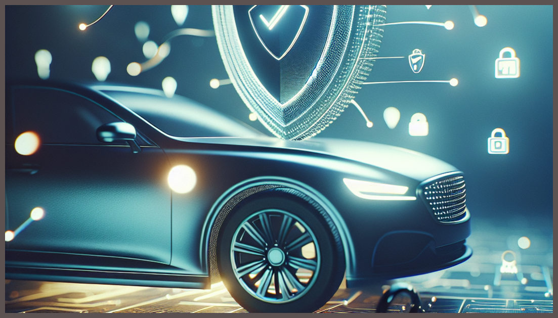 Symbolic representation of secure car insurance options.