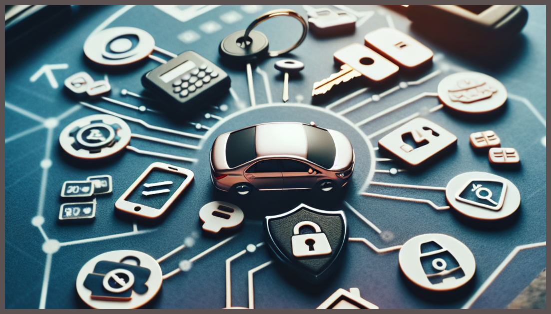 Visual representation of no down payment car insurance concept