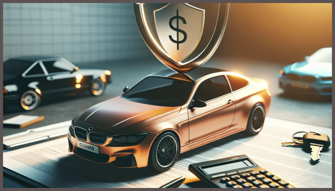 Symbolic representation of GAP insurance benefits for car buyers.