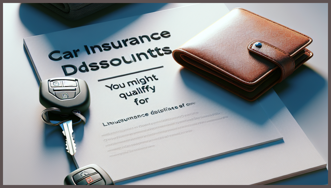 A wallet and car keys on a table symbolizing insurance savings.